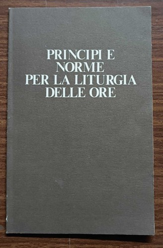 Principi norme per la - e,