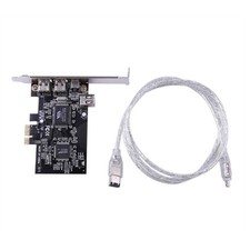 Scheda Adattatore PCIe 4 Porte (3X 6 Pin + 1X 4 Pin) Firewire 800 IEEE 13949290
