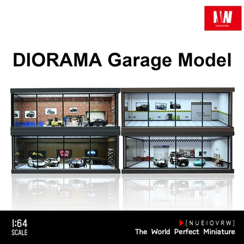 Diorama modello garage - 1/43/64,