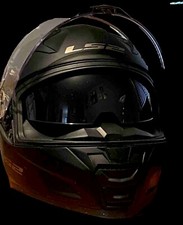 CASCO INTEGRALE LS2 FF811 VECTOR II FIBRA SOLID MATT BLACK VISIERINO E PINLOCK