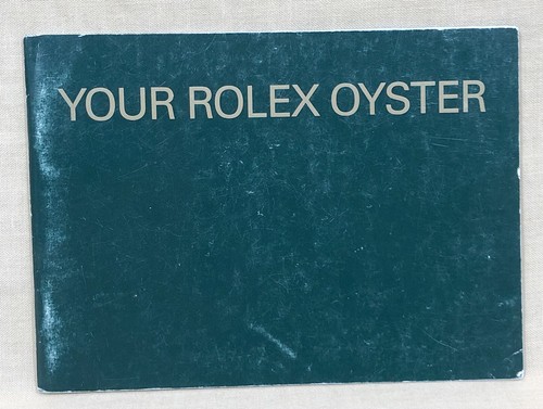 Rolex oyster 2007 - oyster, booklet