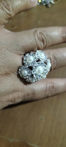Anello con perle - anello,