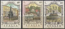 Repubblica Italiana 1974 "Fontane - 2ª emissione"  SERIE COMPLETA USATO