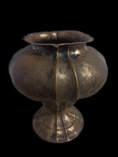 VASO RAME  ARGENTATO ANTICO