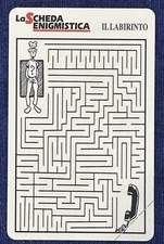 SCHEDA TELEFONICA P.F. “ IL LABIRINTO “ NUOVA MAGNETIZZATA CODICI INTERNI CERTIF