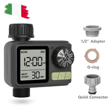 Timer Irrigazione Automatica Centralina Programmatore Irrigatore Prato Giardino