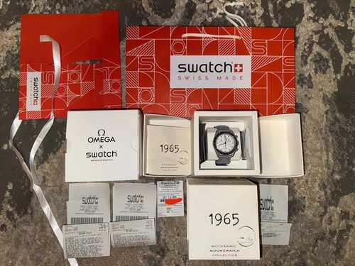 Swatch omega moonswatch 1965 - x,