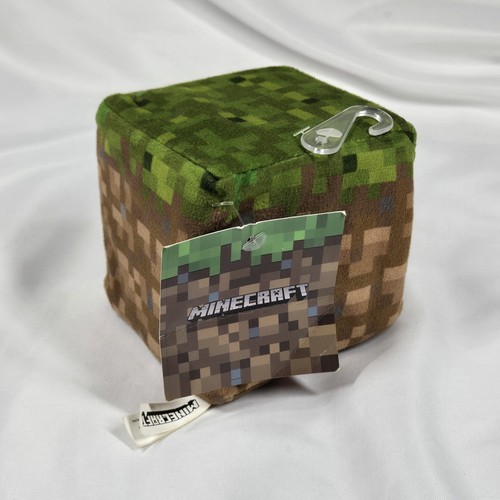 Peluche minecraft erba cubi - peluche,