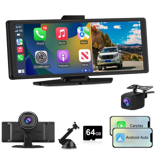 Dashcam 4k con carplay - 10.26",