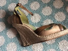 Sandali Con Zeppa Corda Modello Espadrillas - Tg. 37