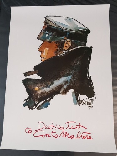 Hugo pratt poster - pratt,