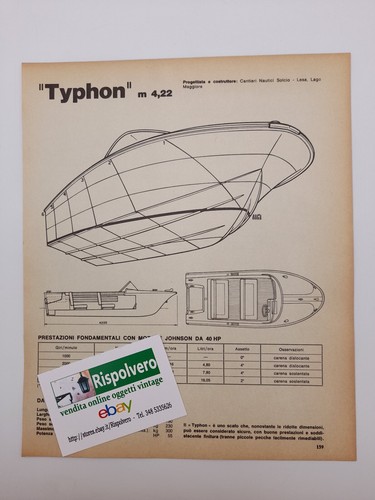 Clipping scheda tecnica 1971 - scheda,