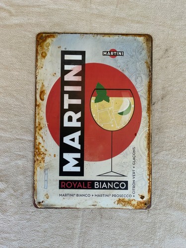 Insegna metallo martini - insegna,