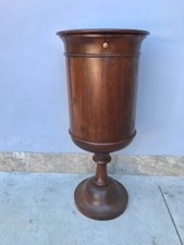 Comodino a Cilindro in Mogano