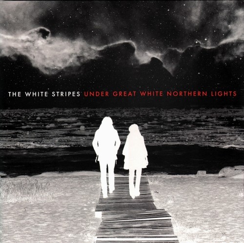 The white stripes under - the,