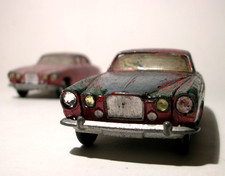 JAGUAR Mk10 Saloon CORGI TOYS Mark X modellino del 1962 vintage