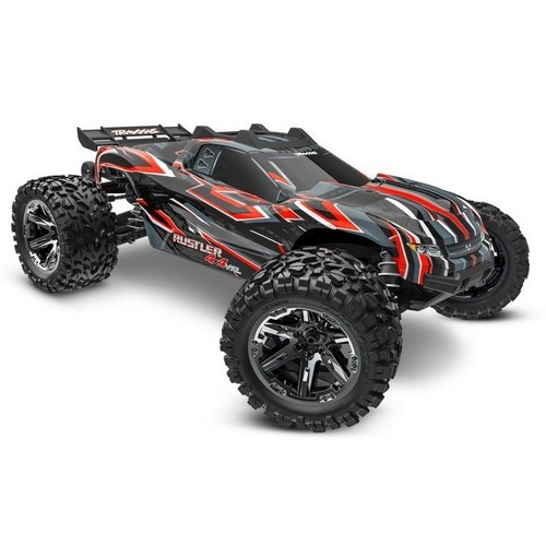 Traxxas 67376 4red rustler - traxxas, 4x4