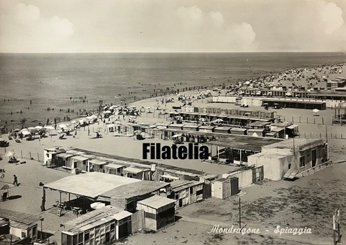 Cartoline mondragone spiaggia - cartoline,