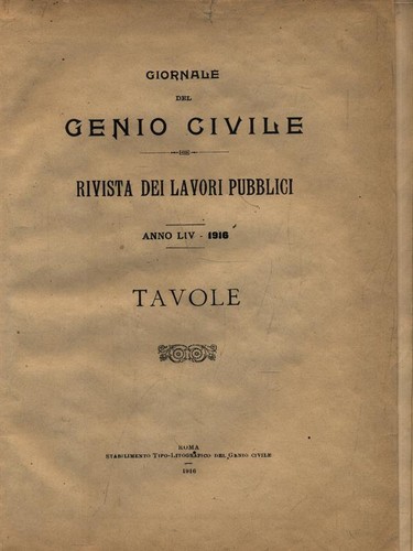 Giornale del genio civile - genio,