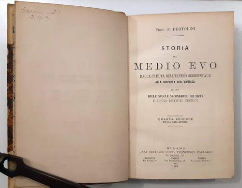 Bertolini storia del medio - storia,