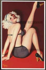 Poster pin-up autentico anni