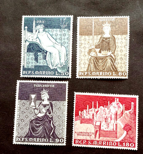 1969 art set mnh italia - art, vf