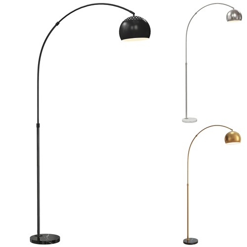 Modern arc standing lamp with - standing,