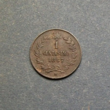 1 centesimo 1867  zecca M