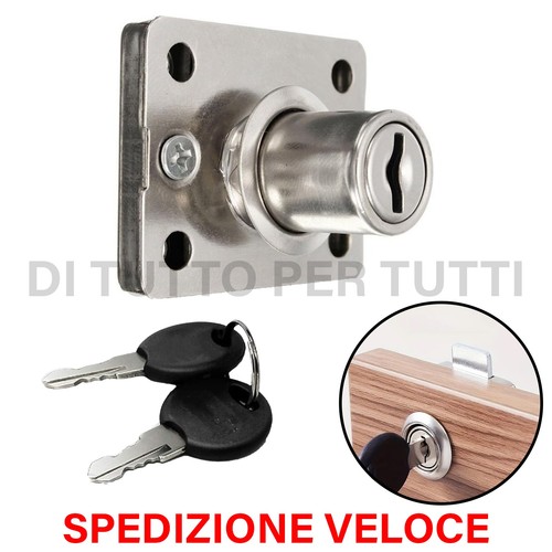 Serratura cilindro 20mm per - 20mm,