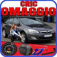 💥 Kit Ruotino di Scorta Opel Astra J 17” 5Fori Cric Chiave Sacca DOT2025 🛞