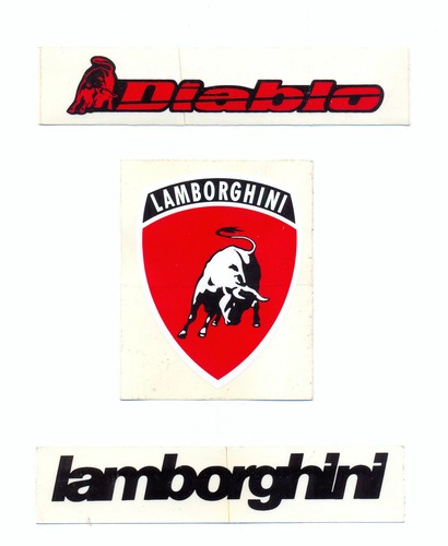 Lamborghini 3 adesivi - lamborghini,