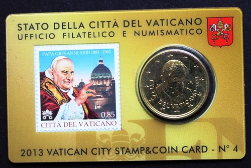 Vaticano 2013 stamp coin - 2013, &