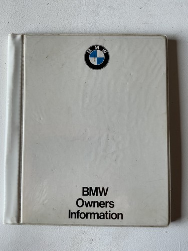 1980s bmw owners information - 1980s,