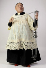 Figura Sacrestano prete 30Cm
