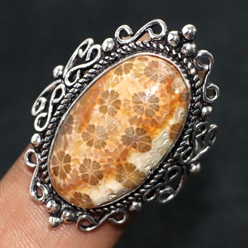 Anello corallo fossile