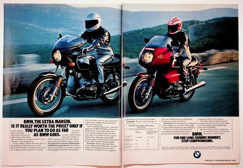 Pubblicità moto bmw r100rs - moto,