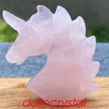 1pz Quarzo Rosa Intagliato