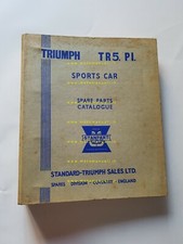 Triumph TR 5 P.I. 1968 circa Catalogo Ricambi INGLESE originale auto  