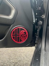 COPPIA 2 SPEAKER COVER CASSE GRIGLIE ALTOPARLANTI Rosso