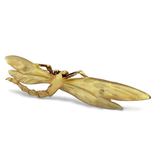 Spilla corno liberty 1910 - spilla, in