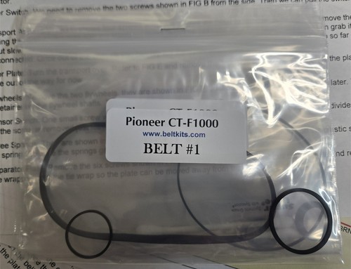Pioneer f1000 kit cinghia - pioneer, ct-f1000