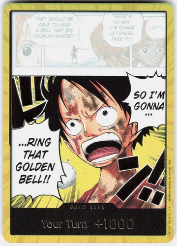 Don card rufy gold - card,
