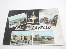 Potenza - Saluti da Lavello + zuccherificio - spedita f. g. piega angolo