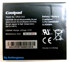 BATTERIA ORIGINALE VODAFONE per SMART TURBO 4 IV 889 890 VF890 COOLPAD CPLD-315