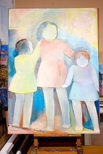 "Le sorelle" Opera del Maestro Enzo Simonetti (1914-1973)