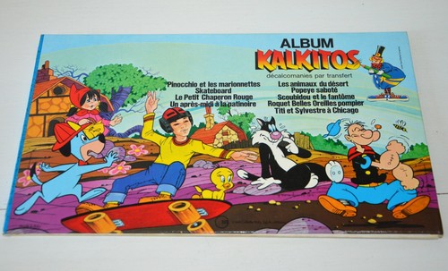 Ancien album autocollants