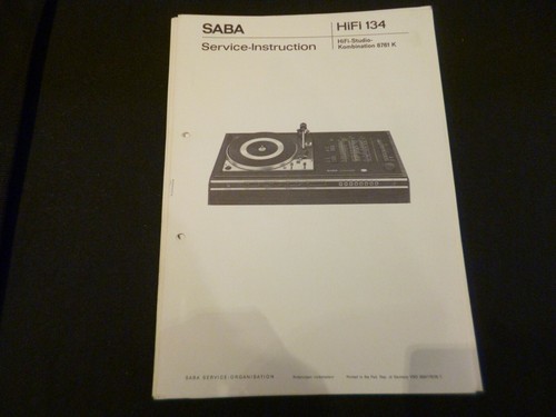 Original service manual - original,