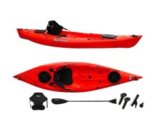 Canoa 1 posto Privat 2.0 Fishing Big Mama Kayak monoposto da pesca 295 cm + 2 ga