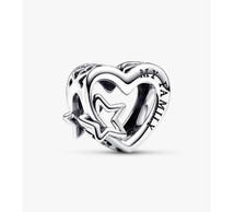Pandora 792829c00 Charm Openwork Cuore con Stella