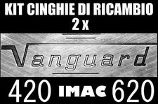 KIT 2 CINGHIE DI RICAMBIO MOTORE- BRACCIO  x PROIETTORE IMAC VANGUARD 420 / 620